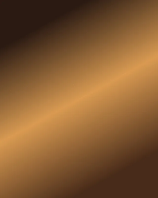 Pintura abstracta con tonos cálidos de ámbar y marrón, con un haz de luz diagonal.