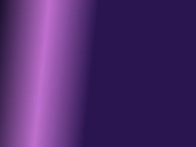 Composición gráfica con gradiente morado y rosa sobre fondo oscuro.